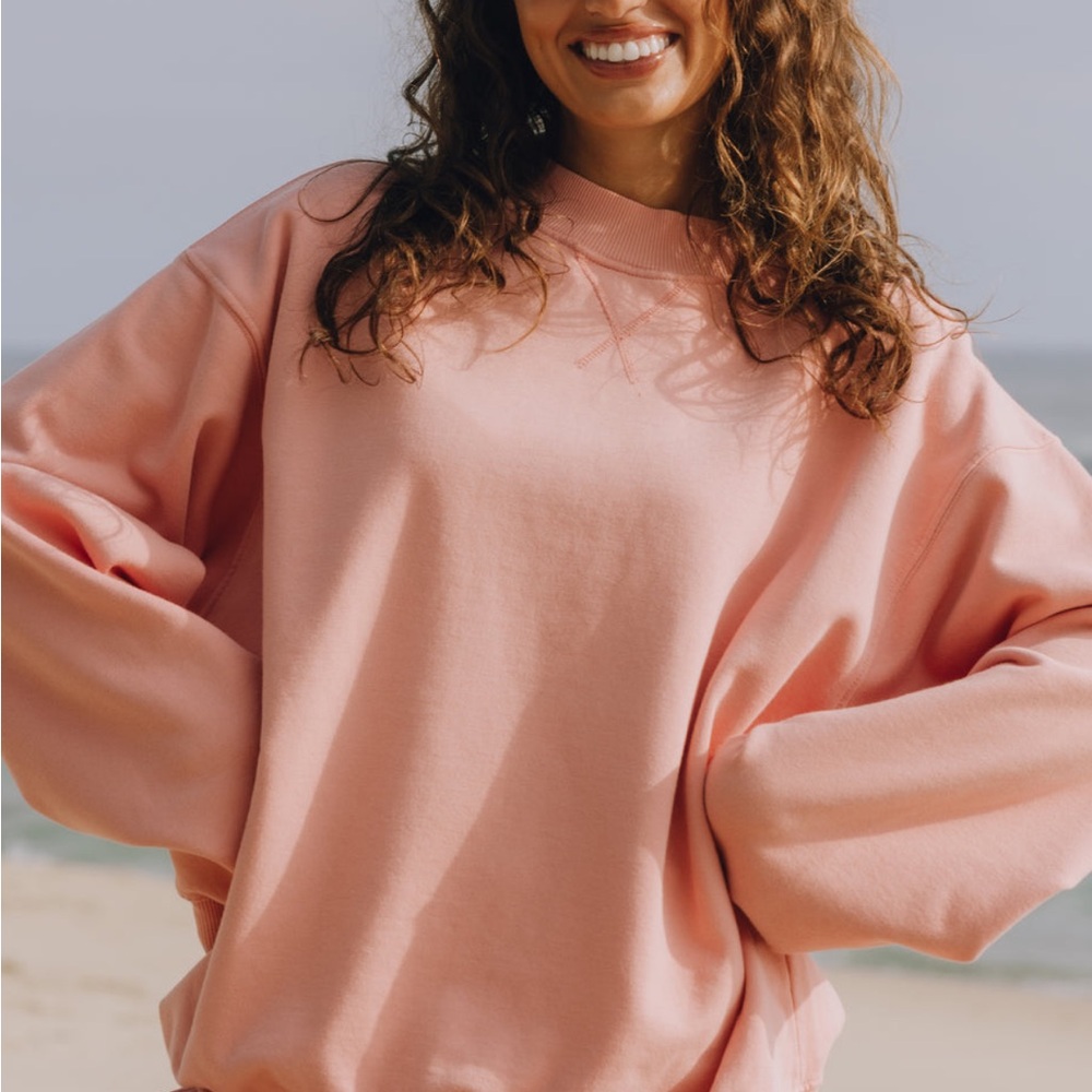 Daily Drills Dusty Rose Vintage Crew Set